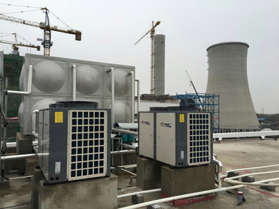 歐麥朗某發(fā)電廠太陽能空氣能熱水工程